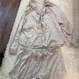 Stars Above Silky Pink Cheetah PJs